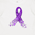 thumbnail image 4 of Inktastic Alzheimer's Awareness Purple Ribbon Made of Heart Boys or Girls Baby T-Shirt, 4 of 5