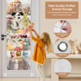 thumbnail image 4 of Large Pocket Hanging Plush Toy Storage Rack - Over Door Organizer for Stuffed Animal Storage - Easy to Hang - Includes Anchors & Hooks - Big Mesh Bags - Creative Storage Ideas, 4 of 4