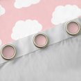thumbnail image 4 of Homewish Kawaii Cloud Blackout Curtains Set of 2 (52x84 Each) for Teens Boys Girls,Dreamy Princess Window Curtains,Cartoon Cute Curtains and Drapes,Ultra Soft Home Decor, 4 of 6