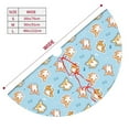 thumbnail image 3 of Sikiie Corgi Dog 1 30-48 inches {designName} Print Christmas Tree Skirt Snowman Xmas Tree Skirt with Edge Christmas Decorations for Holiday Party48", 3 of 7