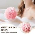 thumbnail image 5 of Super Soft Sunflower Bath Ball, 2025 New 2-in-1 Sunflower Bath Ball with Sponge Cleaning Brush, Mesh Bath Sponge for Women Men Shower,With comb for massaging scalp and scrubbing back, 5 of 7