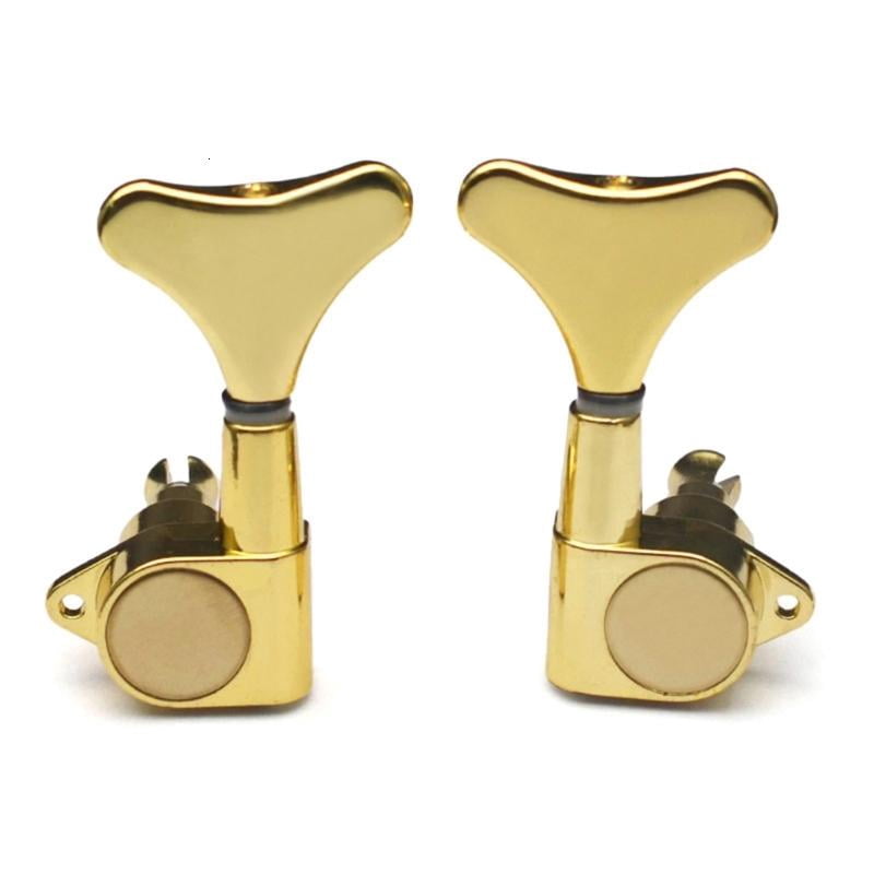 CEORPER Sealed Bass Guitar Tuning Pegs Fishtail Shaped Button Bass Machine Head Tuners