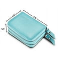 thumbnail image 3 of Walltes for women,genuine leather walltes, rfid wallets blue, 3 of 6