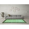 thumbnail image 3 of Ahgly Company Indoor Rectangle Oriental Light Blue Modern Area Rugs, 8' x 10', 3 of 4