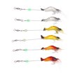 thumbnail image 4 of Cebos Blandos Para Camarones Falsos, Atractivo, Duradero, Realista, Luminoso, Suave Para Camarones, 6 Piezas Con Gancho Giratorio De Cuentas Para Bagre Para Pesca Nocturna Para, 4 of 7