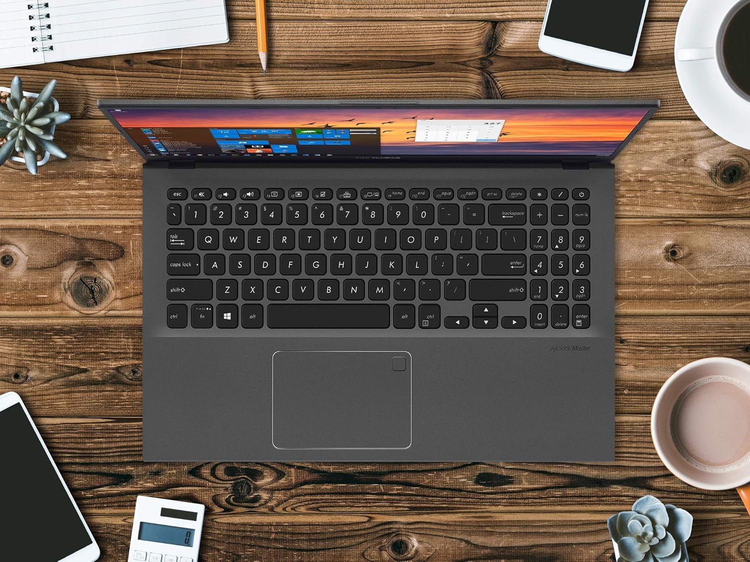 ASUS VivoBook 15.6'' Touchscreen FHD Laptop PC, 10th Gen Quad-Core Intel I5-1035G1, 1.0GHz, 8GB DDR4 RAM, 256GB PCIe SSD, Fingerprint Reader, Windows 10 Home, Black, R564JA-UH51T