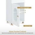 thumbnail image 2 of BarberPub Storage Trolley Cart, Mobile Storage Cabinet, Barber Shop Tool Organizer, Rolling, 2 of 10