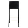 thumbnail image 3 of Safavieh Enzo 30" Bar Stool in Black (Set Of 2), 3 of 5