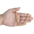 thumbnail image 7 of 10K Yellow Gold 7mm Double Cuban Curb Italian Link Chain Necklace 26 Inch, 7 of 7
