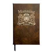 Manning Irish Coat of Arms Leather Journal