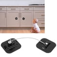 thumbnail image 3 of Cerradura de puerta de refrigerador, Cerradura de ventana Seguridad para bebés Cerradura de seguridad para ventanas Cerradura de seguridad para niños La mejor de su clase, 3 of 8