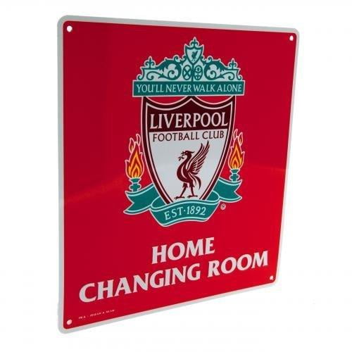 Footie Gifts Liverpool F C Metal Home Changing Room Sign Walmart Com