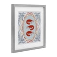 thumbnail image 2 of Stupell Industries French Country Prawn Trio on Blue Gingham Gray Framed Print Under Glass, 13 x 13, by Vero Illustrates, 2 of 8