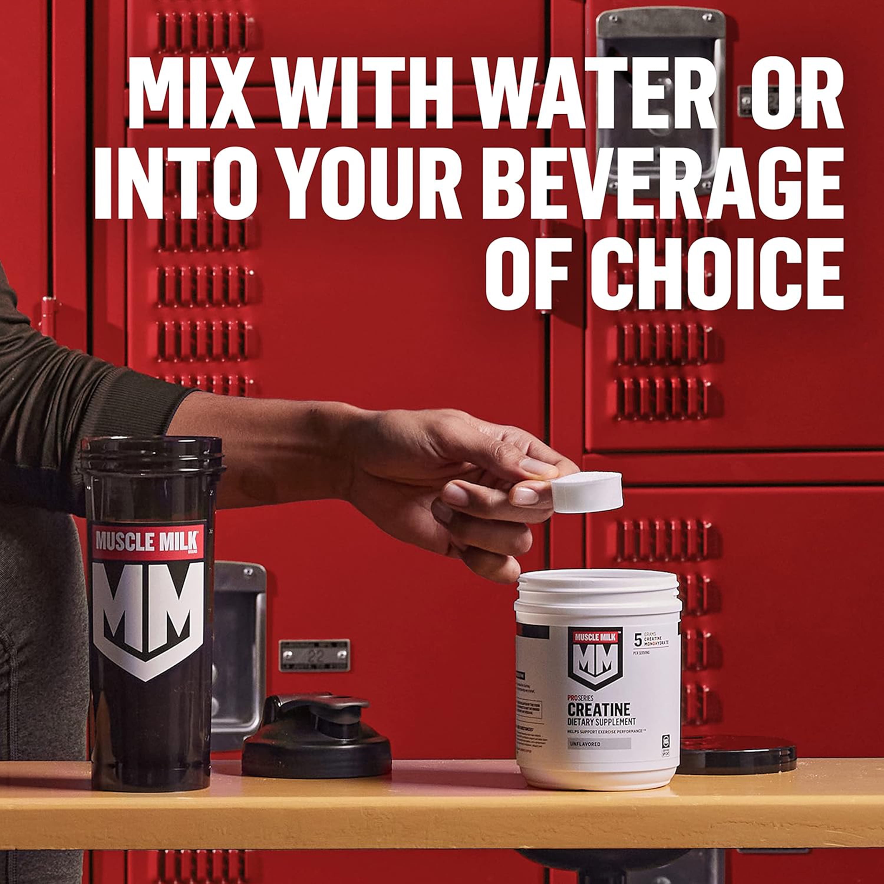 Muscle Milk Pro Series Creatine Dietary Supplement, Unflavored, 17.6 oz Canister