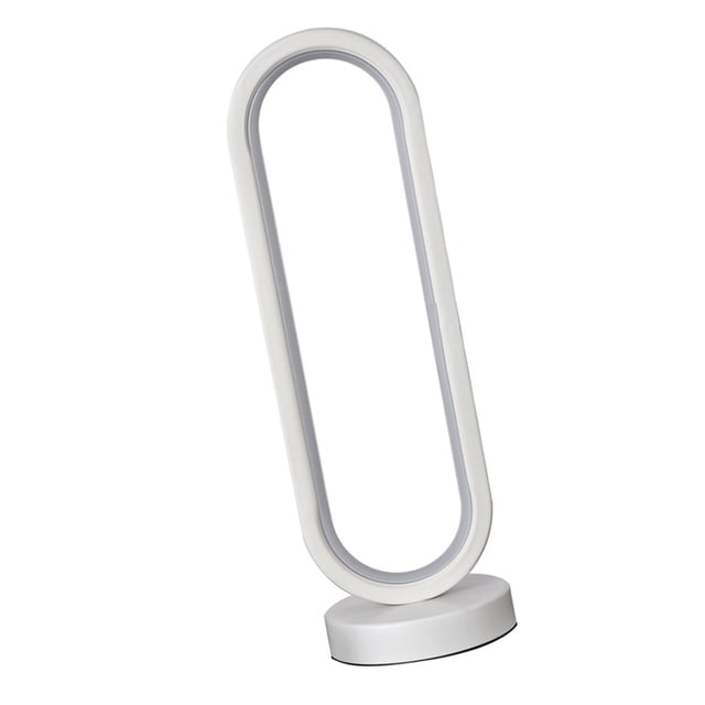 Lámpara de Escritorio Con Luz Nocturna Regulable, Ovalada, LED, USB, Para Dormitorio y Oficina
