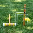 thumbnail image 5 of Ensemble de croquet Swiftflyte Sport pour 6 joueurs – jeu complet extérieur avec maillets en bois, balles, arceaux et sac de transport, 5 of 5