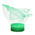 thumbnail image 2 of Xihbxyly Luz Nocturna Acrílica, Diseño de Avión y Velero Led, Brillo Ajustable, Control Remoto, Decoración para Dormitorio, Luz Suave y Cómoda, 16 Opciones de Color, Alimentación Por Usb., 2 of 2