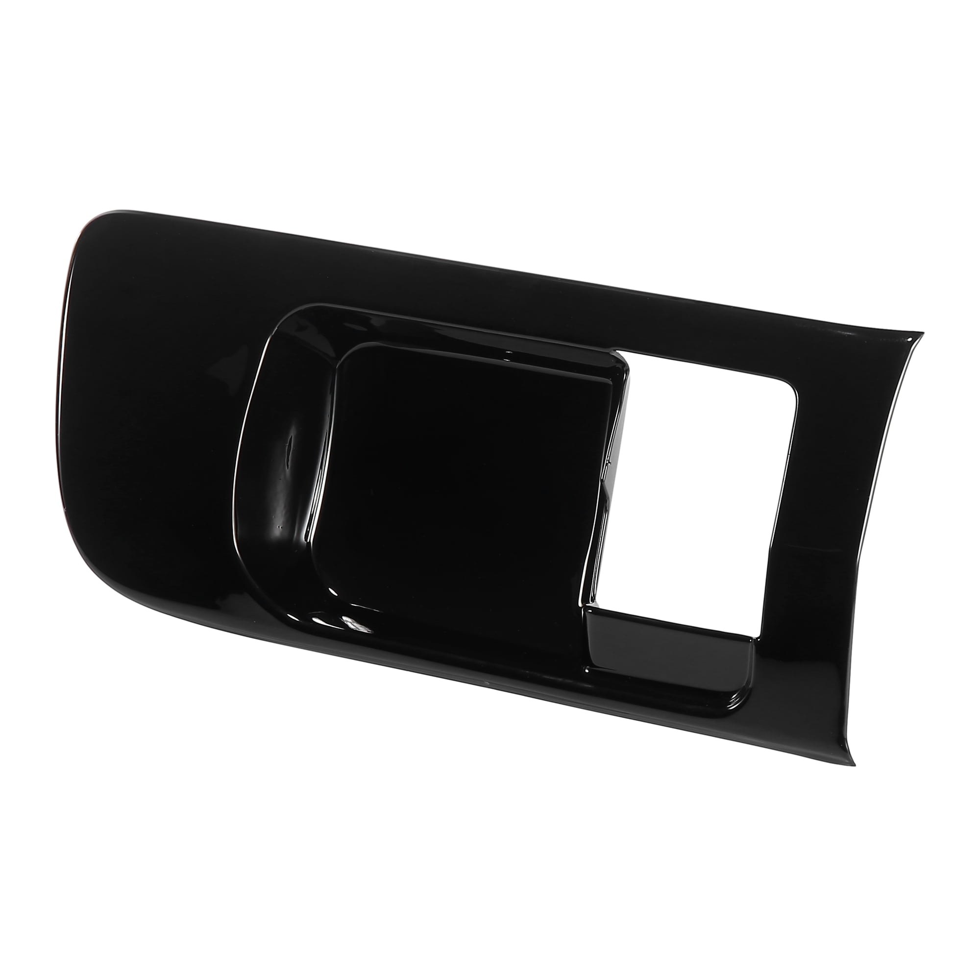 Unique Bargains 1 Pair Black Front Side Door Handles Bowl Interior Decoration Cover Trim
