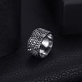 thumbnail image 2 of Mens Titanium Steel Diamond Ring Electroplated Durable Modern Jewelry For Everyday Wear Plus Special Occasions, 2 of 6
