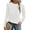 White, variant on MOSHU Textured Blouses for Women Crewneck Dressy Womens Tops Casual Long Sleeve Fall Shirts