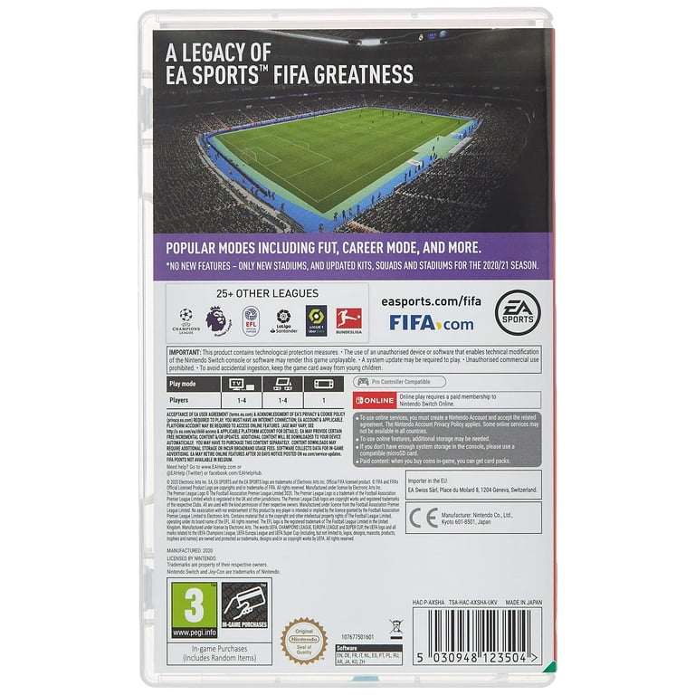 FIFA 21 レガシーエディション Nintendo Switch Amazon.co.jp: FIFA 21 LEGACY EDITION - Switch : ゲーム