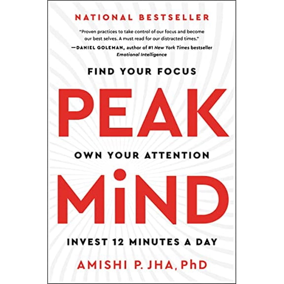 Pre-Owned Peak Mind: Find Your Focus, Own Your Attention, Invest 12 Minutes a Day (Hardcover) 0062992147 9780062992147