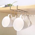 thumbnail image 4 of Monstrate Soporte para estante de tazas sin rastro, organizador de soporte para colgar tazas de café inoxidable, gratis Organizadores de utensilios de cocina 27x2cm, 4 of 6