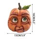 thumbnail image 2 of Decoraciones de calabaza de Halloween en liquidación de Apmemiss, caras de calabaza, calabazas expresivas para decoración de otoño, calabaza artificial de resina con cara divertida para decoración de, 2 of 5