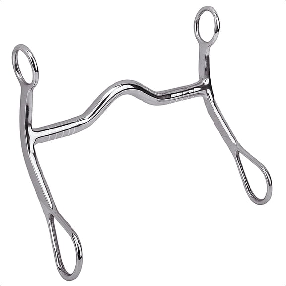 Weaver Leather Stainless Steel Curb Bit - 6.5" Mouth with Copper