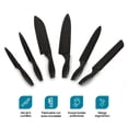thumbnail image 2 of Cuchillos de Cocina de Acero Inoxidable Casa Litus con Funda 6 Piezas, 2 of 7