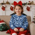 thumbnail image 2 of DISNIMO Flower Printed Pullover for Toddler Girl Crewneck Sweatshirt Long Sleeve T-Shirts Fall Winter Hoodies 1-2 Years, 2 of 7