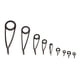 thumbnail image 3 of Kit de reparación de cañas de pescar, guía de caña de pescar Anillo guía de caña de pescar inoxidable Guía de caña de pescar Fiabilidad excepcional, 3 of 8