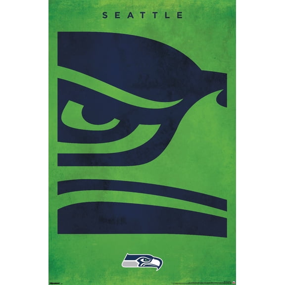 NFL Seattle Seahawks - Logo 25 Wall Poster, 22.375" x 34"