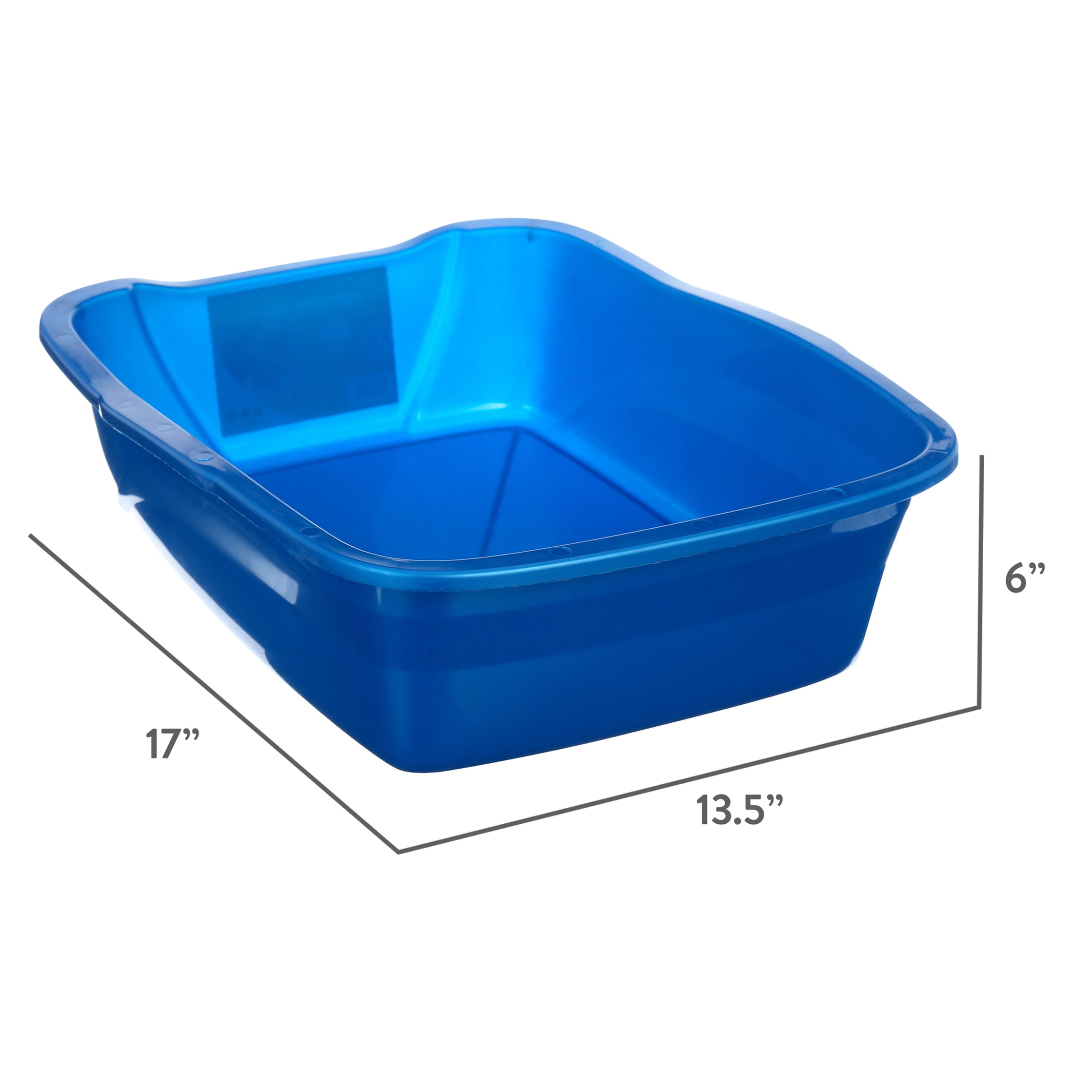 Van Ness Plastics Cat Litter Pan Blue Large