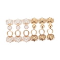 thumbnail image 4 of DINHEAROM Clothes Buckles 6Pairs Assorted Color Flower Zinc Alloy Clasps for Cloak Cape Fastener  Prom, 4 of 8