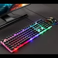 thumbnail image 3 of <p>Keyboard And Mouse Wired Keyboard Set Keyboard And Mouse Set Keyboard Mouse Keyboard Mouse Combo Punk Retro Keycaps USB Wired Colorful Backlit Durable ABS Keyboard And Mouse For, 3 of 8