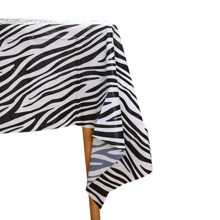 

2 Pcs 137x274cm Prined Tablecloth PEVA Thicken Tablecloth Rectangular Table Covers for Birthday Luau Party Kitchen Dining Room