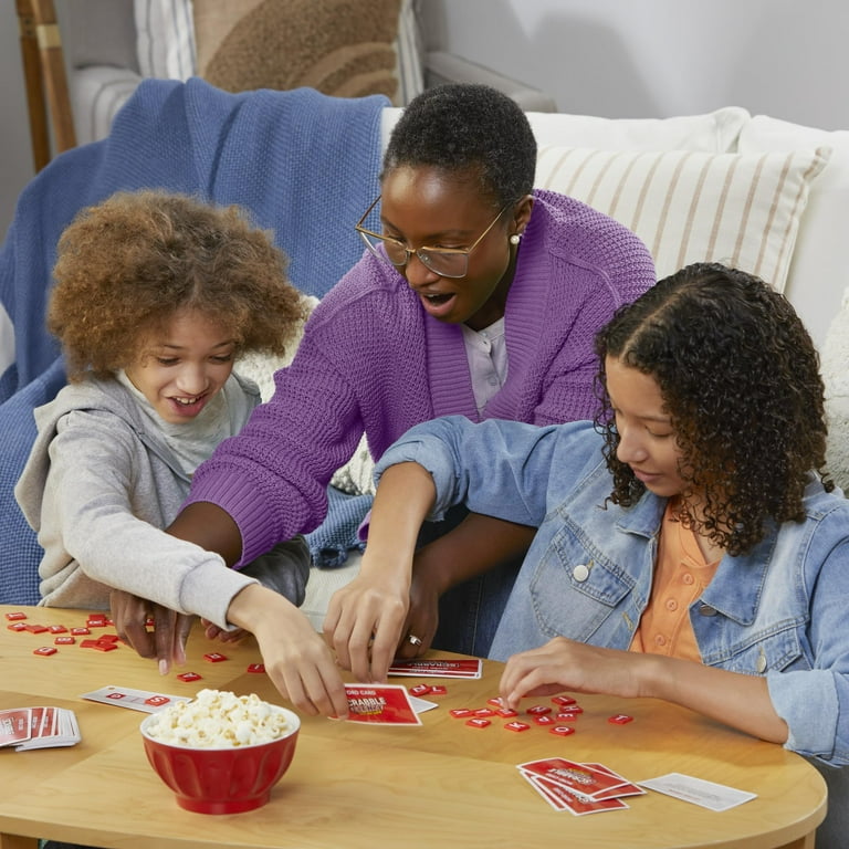 Scrabble Frenzy Tile and Card Game, Fast-Paced Scrabble Game for