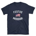 thumbnail image 1 of Festus Missouri Patriot Men's Cotton T-Shirt, 1 of 1