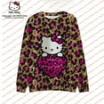thumbnail image 1 of Hello Kitty Chandail Col Rond Imprimé Automne Manches Longues Dessin Animé Décontracté, 1 of 7