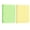 Green/Yellow- 2 Pack, variant on zrova 200 Sheets/Pack Loose Leaf Filler Paper, 8 x 10.5 Inch Ruled 3-Hole Punched, Compatible with 3-Ring Binders for Notes, Lists & Office Use