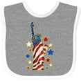 thumbnail image 3 of Inktastic Statue of Liberty Boys or Girls Baby Bib, 3 of 4