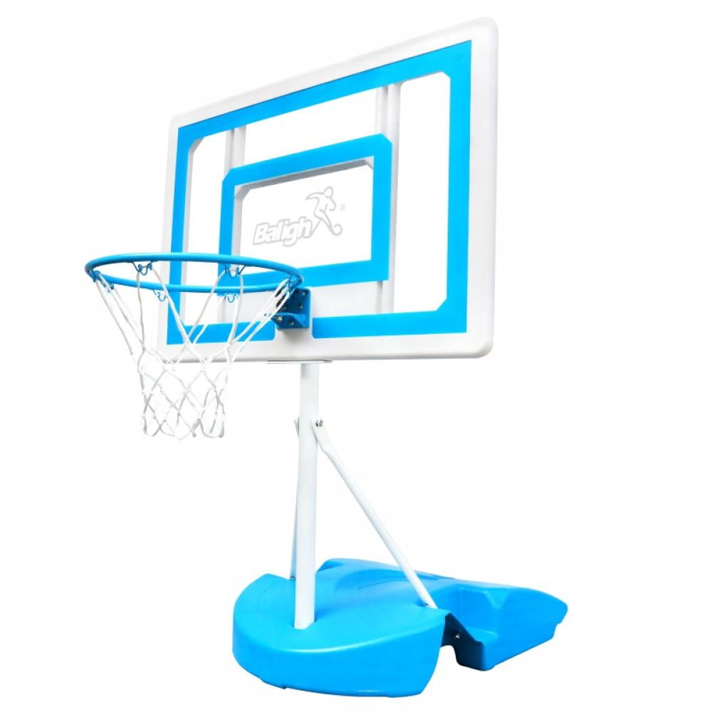 Swimming Pool Basketball Hoop with Base, Portable Outdoor Basketball