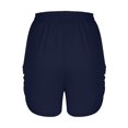 thumbnail image 5 of Akafmk Women's Casual Shorts,Sport Shorts for Women,Ultra Soft High Waisted Flowy Shorts with Pockets and 4-Way Stretch - 4" Inseam Shorts, 5 of 5