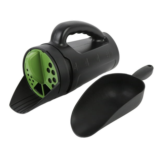 Hand Shaker Spreader, Comfortable Handle High Efficiency 80 Ounce Versatile Usage Handheld Spreader with Shovel for Planting Grains