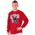 thumbnail image 5 of Popeye The Sailor Man USA Muscle Long Sleeve TShirt Men Women Brisco Brands S, 5 of 6