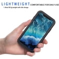 thumbnail image 4 of Seacosmo iPhone 11 Pro Max Case, [Built-in Screen Protector] Full Body Clear Bumper Phone Case Rugged Shockproof Protective Case Cover for iPhone 11 Pro Max, Black, 4 of 7