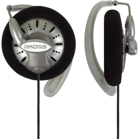 Koss Over-Ear Headphones with Ear-Clip, Silver, KSC75