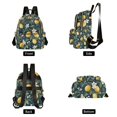 thumbnail image 4 of FORMRS Mini Backpack Purse for Women Quilted Travel Daypack Casual Shoulder Bag, Floral Lemons, 4 of 7