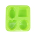 thumbnail image 4 of Matsuzay Molde de silicona para jabón con cavidad para barra de terapia de masaje, herramientas para hacer jabón, molde para jabón de Spa casero DIY, Almacenamiento y organización del hogar Verde Matsuzay HA023995-02, 4 of 6